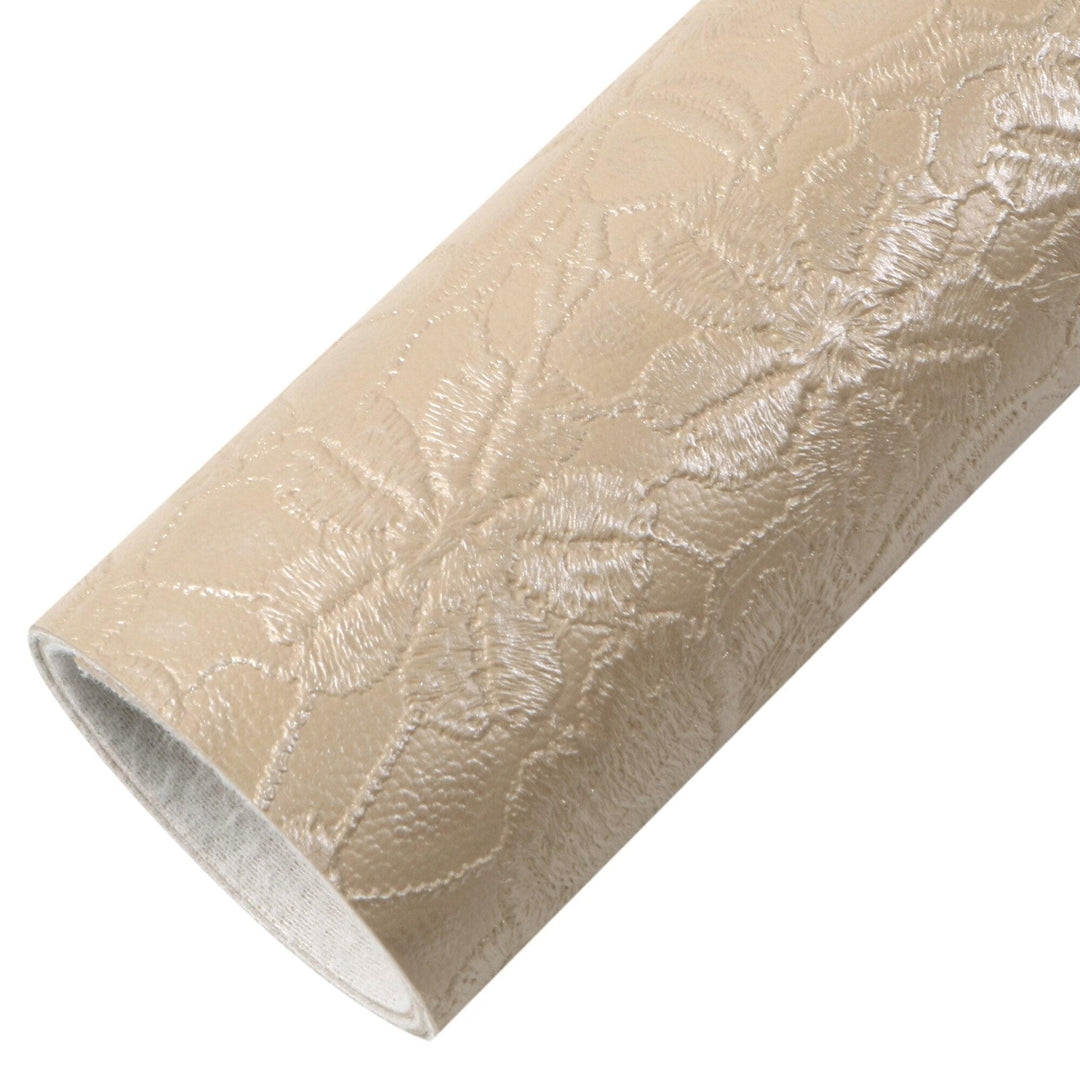 Lisslune | Chic Bloom: Premium Synthetic Leather Craft Sheets for Creative Expression