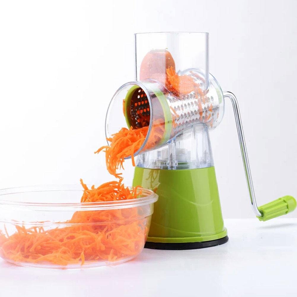 Lisslune | Hand-crank vegetable slicer with 3 attachments