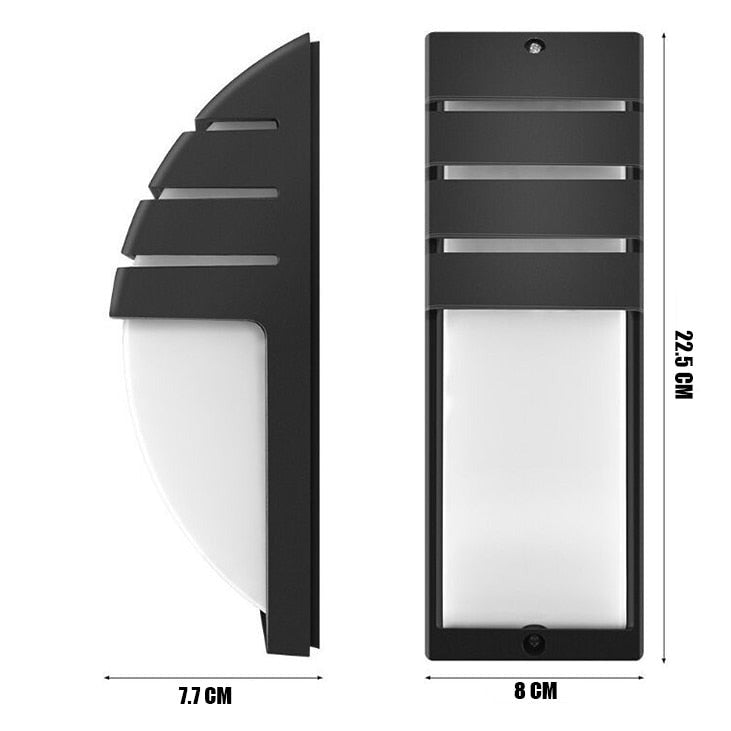 Lisslune | Radar Motion Sensor Waterproof LED Outdoor Wall Light