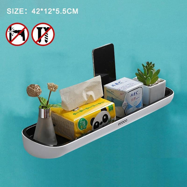 Lisslune | Slim space-saving wall shelf for bathroom accessories