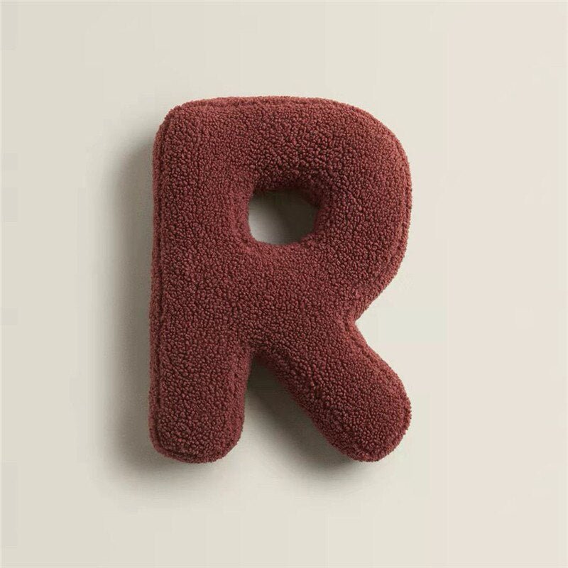 Lisslune | PlushLetter Pillow - Soft Letter Pillow for Bedroom and Children's Room