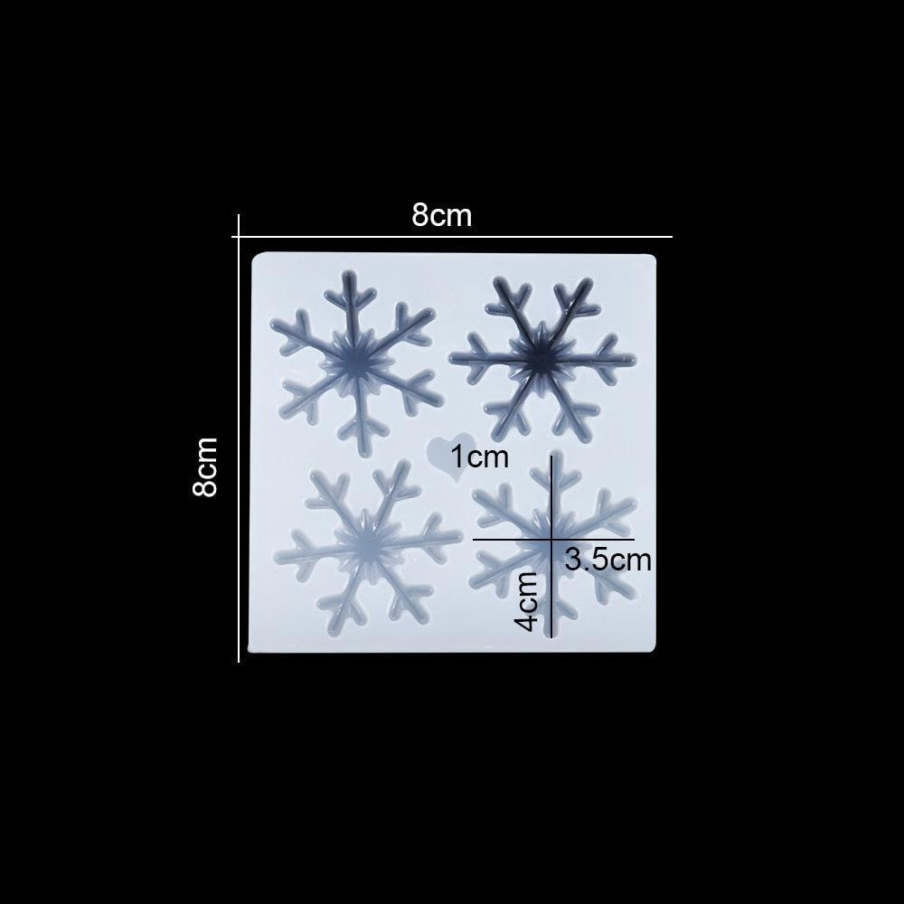 Lisslune | Charming Snowflake DIY Craft Set for Unique Christmas Jewelry and Ornaments