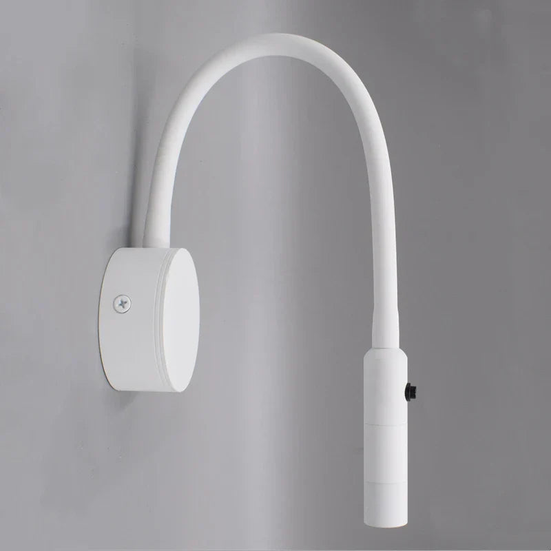 Lisslune | Modern Flexible LED Reading Wall Lamp with Switch for Bedroom and Study - 1W/3W