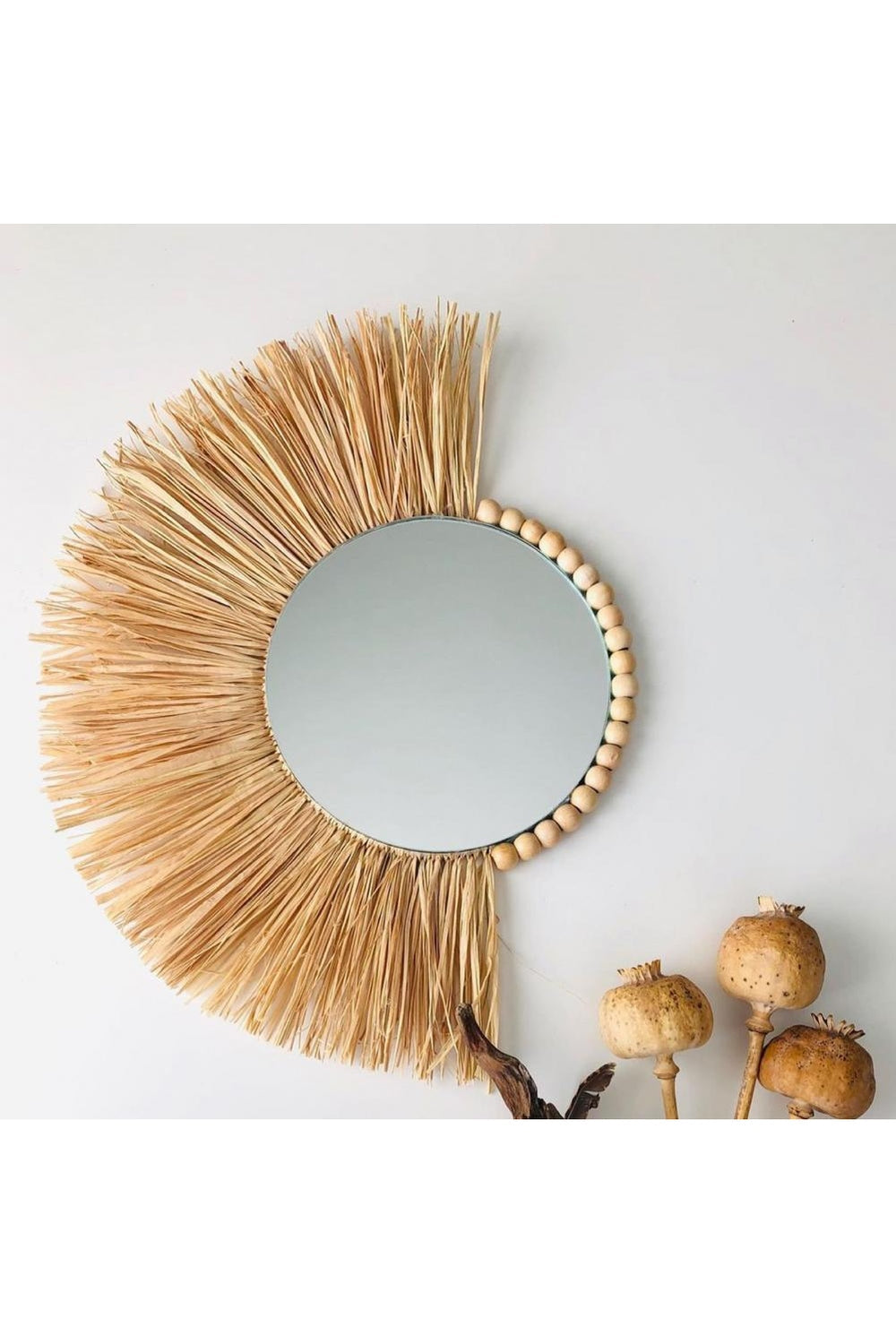 Lisslune | Straw Hat Style Mirror