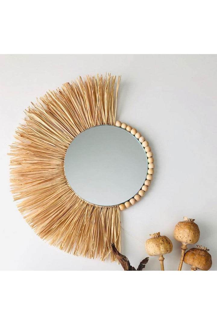 Lisslune | Straw Hat Style Mirror