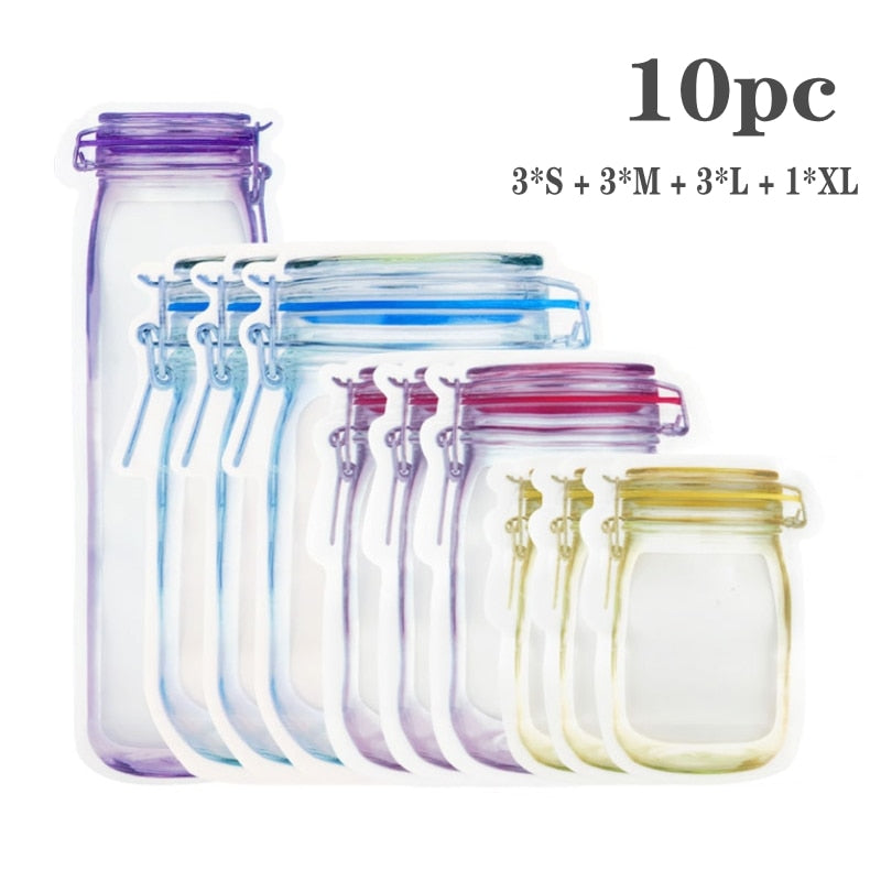 Lisslune | Reusable Transparent Jar Storage Bags