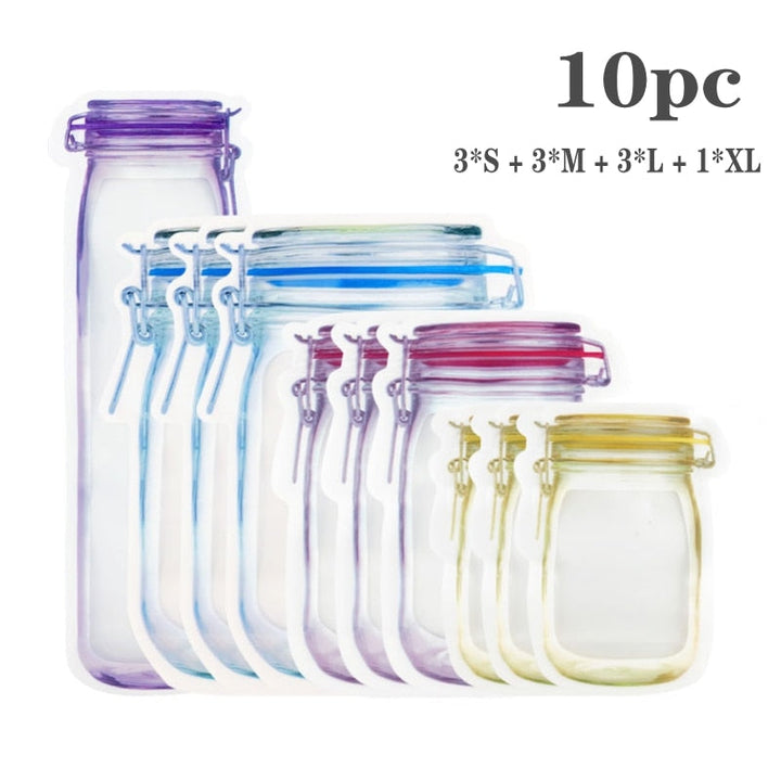 Lisslune | Reusable Transparent Jar Storage Bags