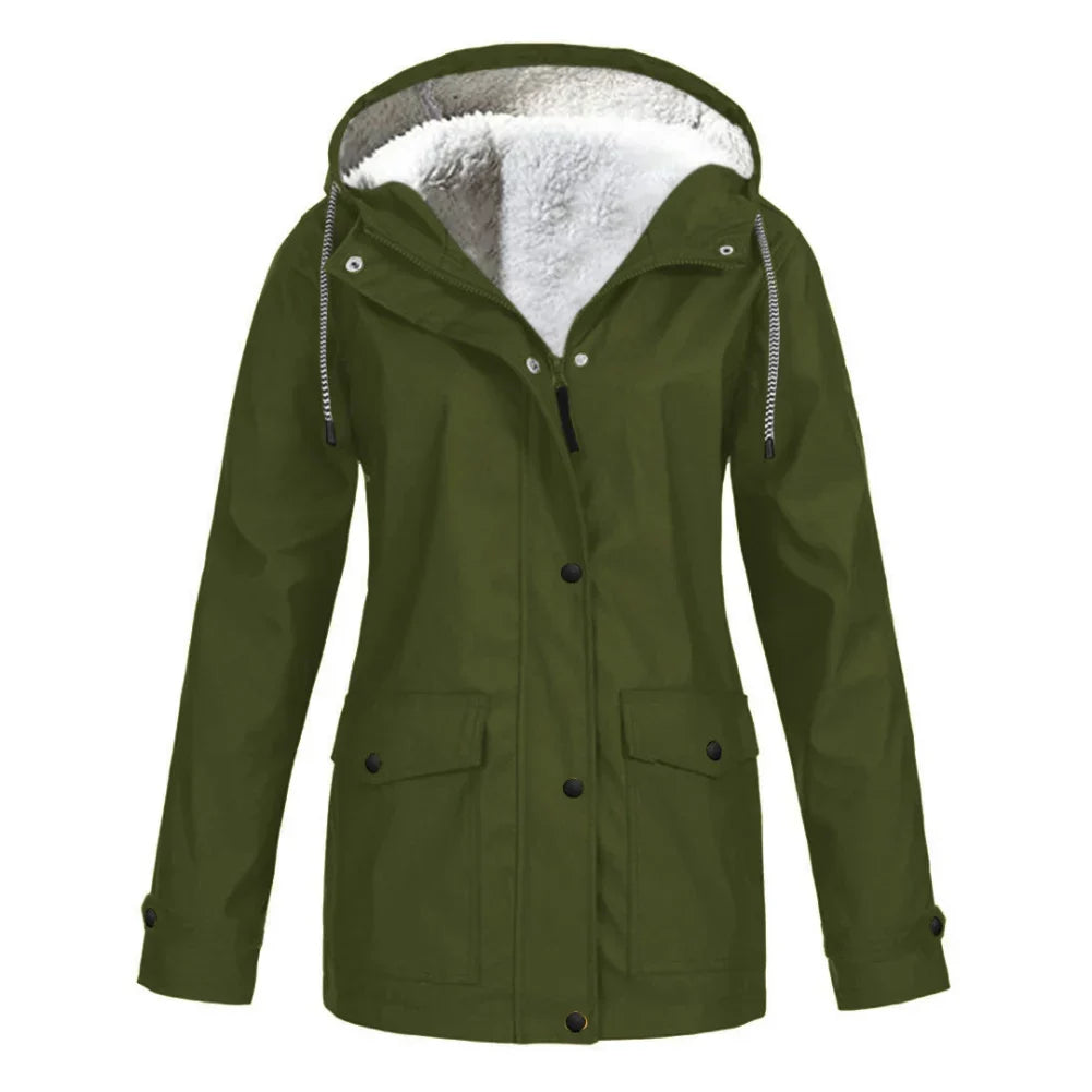 Lisslune | Long-sleeved Waterproof Raincoat with Hood