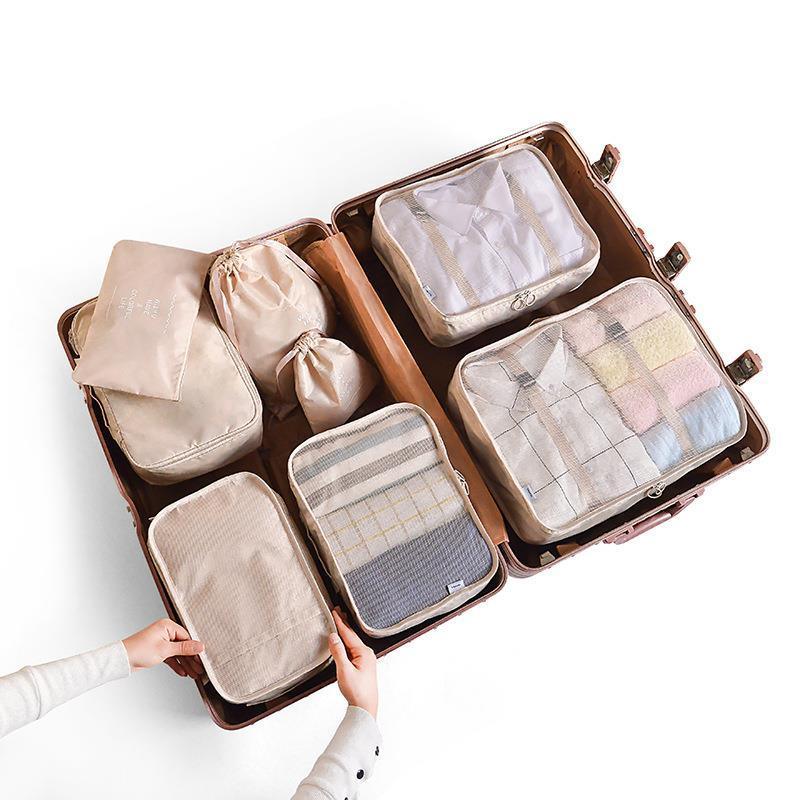 Lisslune | Travel Smart: versatile 8/6/1-piece organizer set for effortless packing