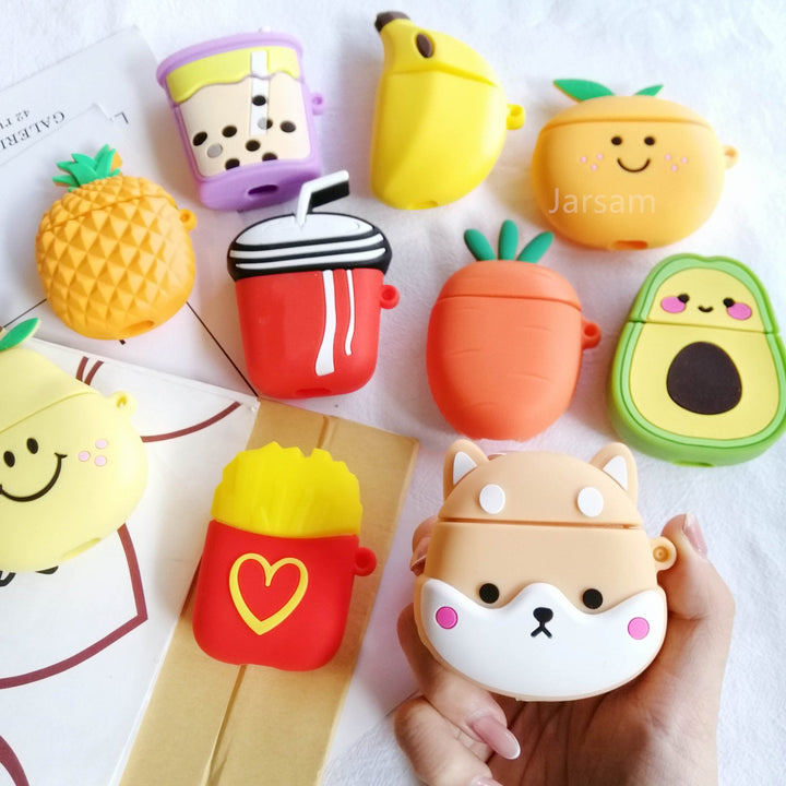 Lisslune | AirPods 2 Silicone Cartoon Design Protective Case Charging Box
