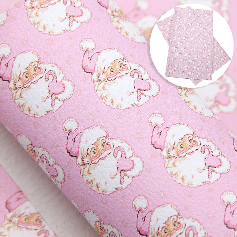 Lisslune | Christmas Blossom Synthetic Leather Craft Sheets - Create Your Holiday Magic!