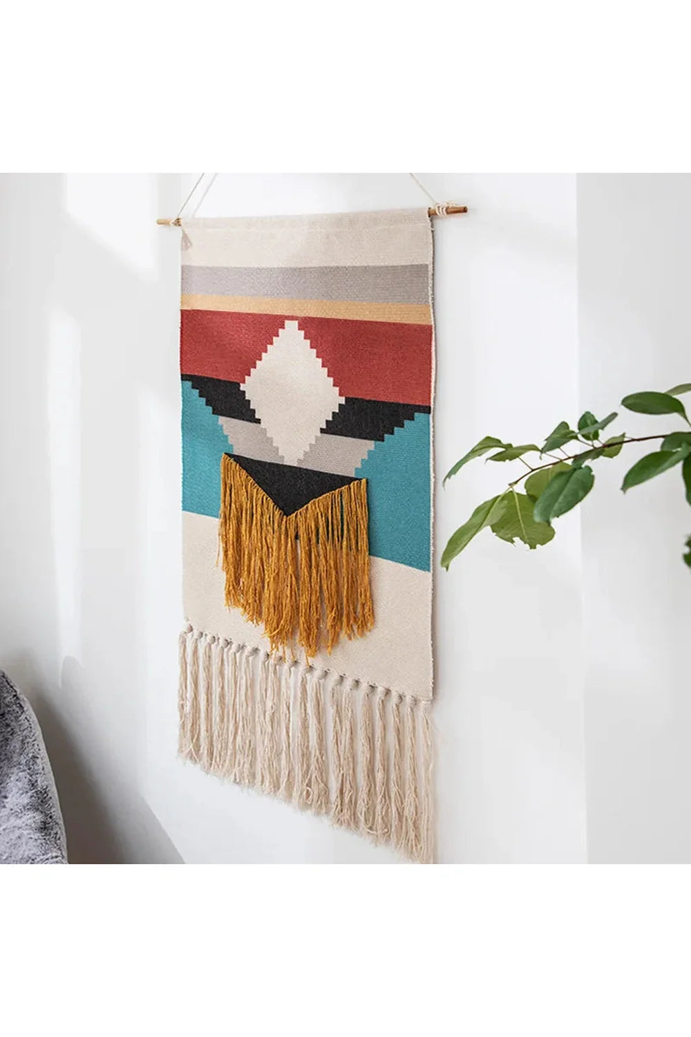 Lisslune | Rainbow Fabric Wall Hanging Tapestry