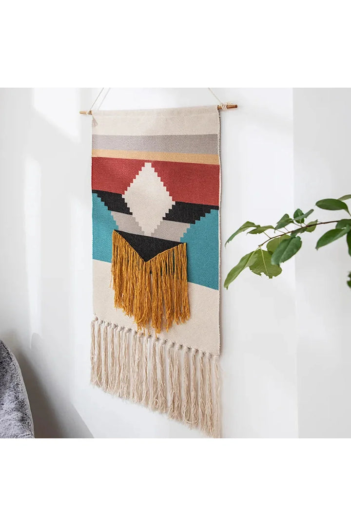 Lisslune | Rainbow Fabric Wall Hanging Tapestry