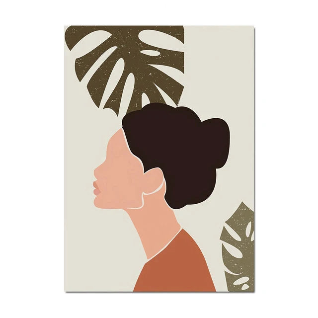 Lisslune | Girl Canvas Poster