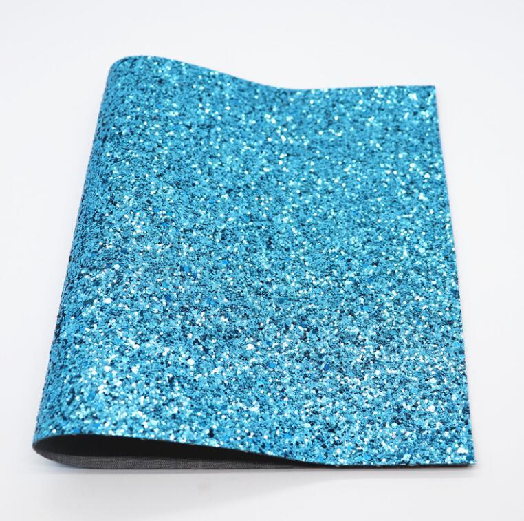 Lisslune | Glittery Synthetic Leather Craft Sheets for Creative DIY - 21CM x 29CM