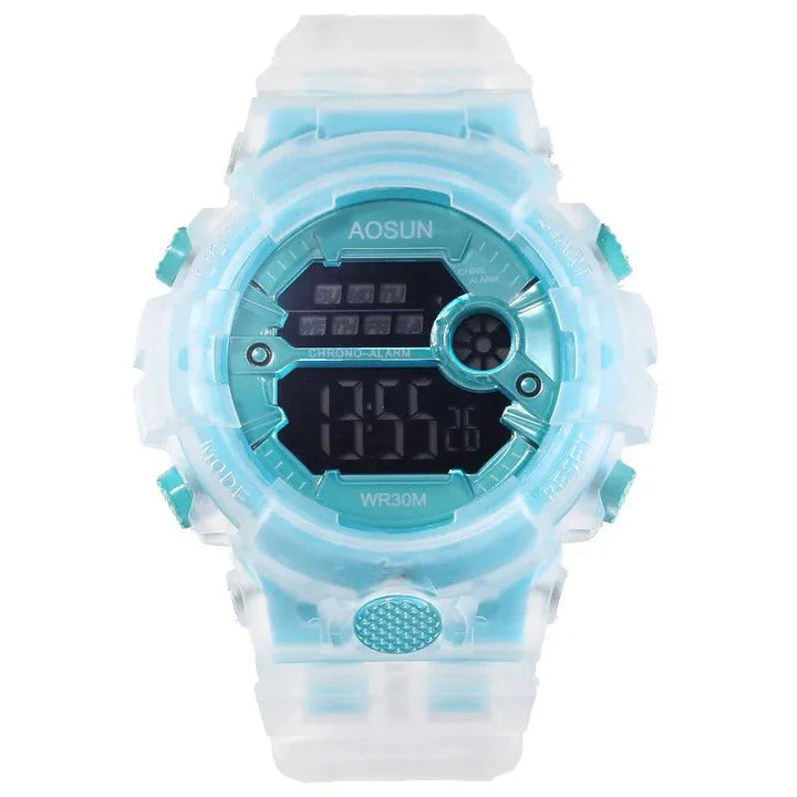 Lisslune | Vibrant Waterproof Jelly Strap Digital Watch for Kids - UTHAI CE35