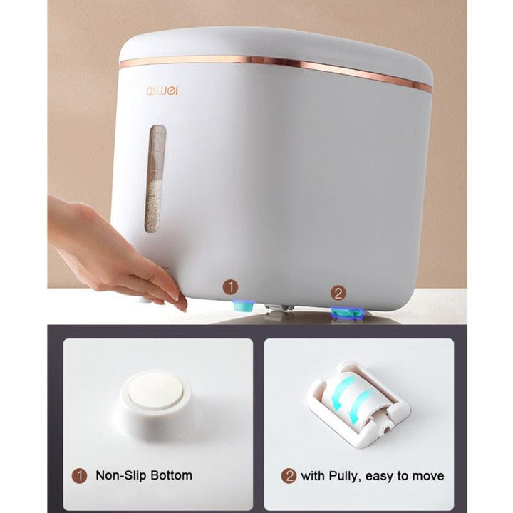 Lisslune | Premium airtight food storage container for a tidy kitchen