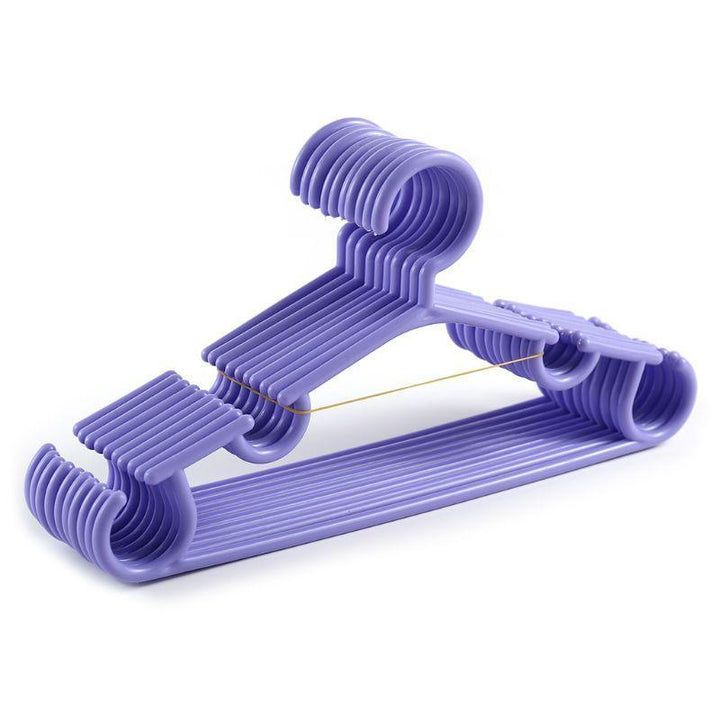 Lisslune | 10-Pack Compact Travel Hangers for Kids for Efficient Closet Organization