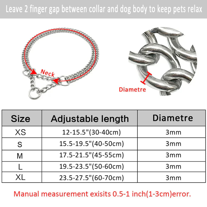 Lisslune | Stainless Steel Dog Training Necklace