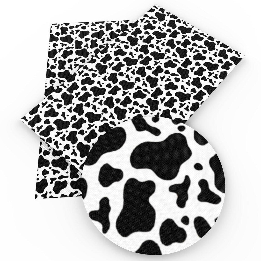 Lisslune | Chic Leopard Print Synthetic Leather Craft Kit - Essential DIY Materials