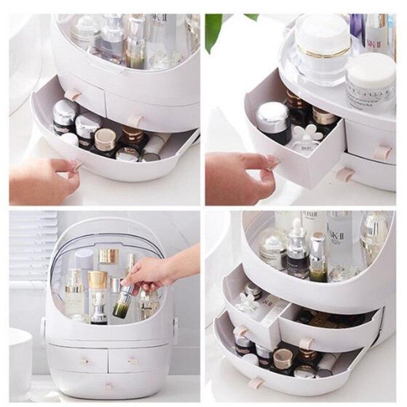 Lisslune | Compact Transparent Makeup Organizer: The Ultimate Beauty Storage Solution for On the Go