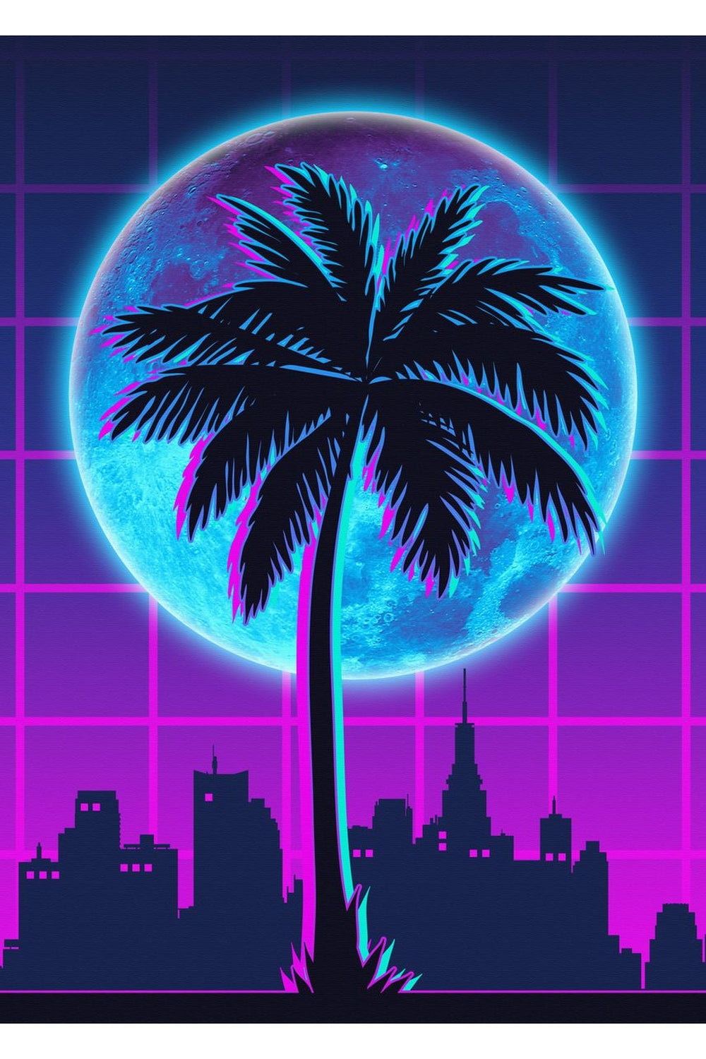 Lisslune | Night City View Poster