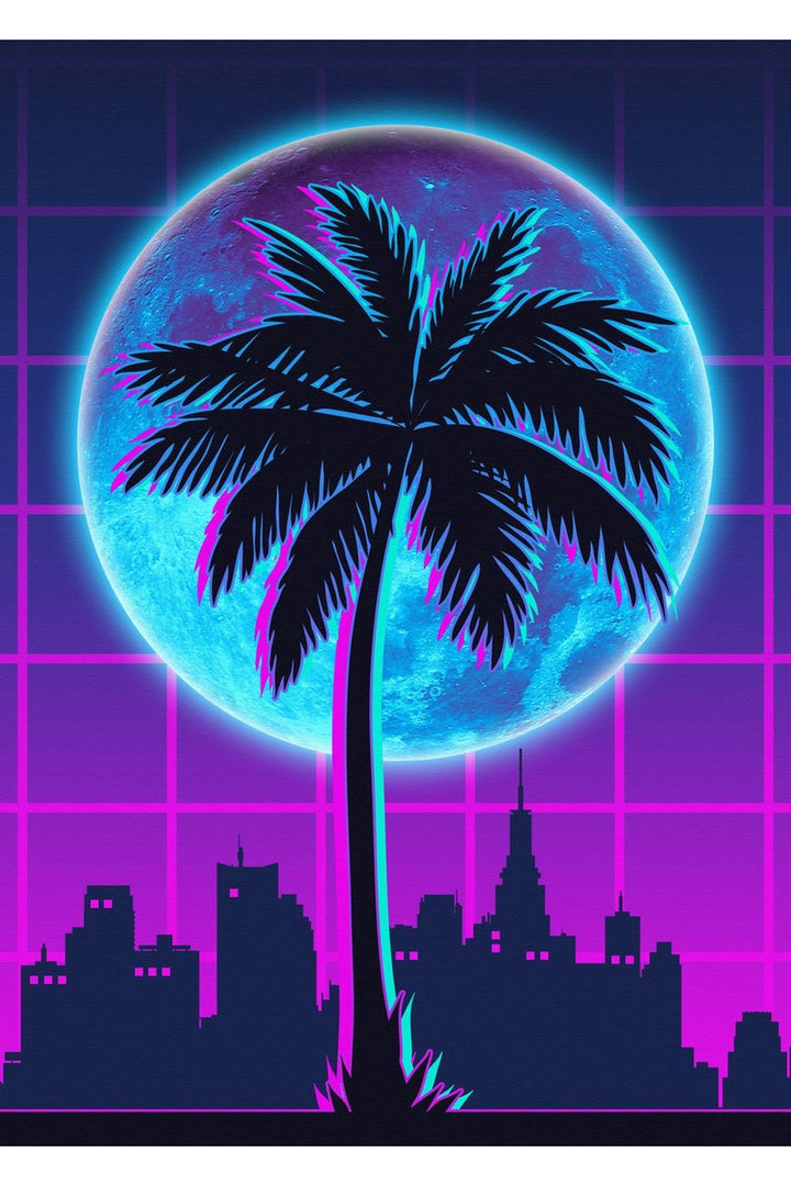 Lisslune | Night City View Poster