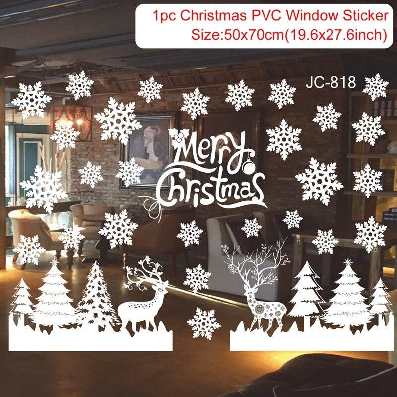 Lisslune | Festive Holiday Party Sticker Set: Christmas & New Year Wall and Window Decoration
