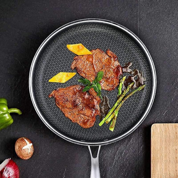 Lisslune | Frying pan with pixel technology | High-quality non-stick coating | Perfect for even frying | Sturdy design