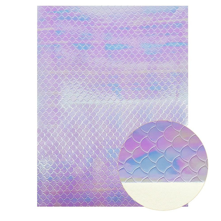 Lisslune | Sparkling Violet Synthetic Leather Fabric - A Must-Have for Sparkling DIY Projects