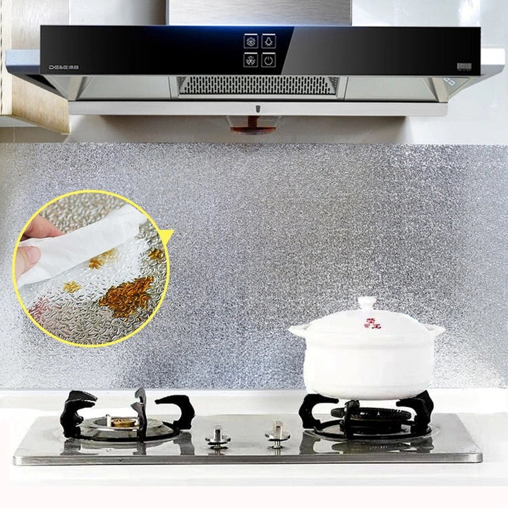 Lisslune | Waterproof Self-Adhesive Kitchen Oil-proof Wallpapers