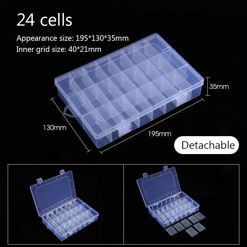 Lisslune | Versatile Jewelry Storage Organizer with 12 Adjustable Compartments