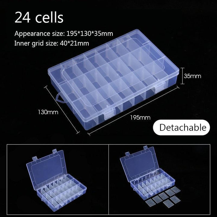 Lisslune | Versatile Jewelry Storage Organizer with 12 Adjustable Compartments