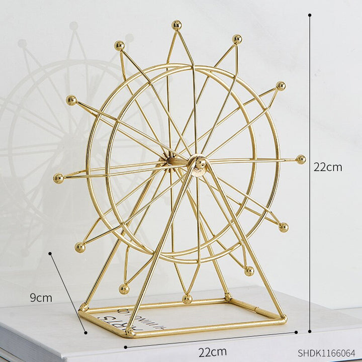 Lisslune | Modern Metal Rotating Home Office Decor