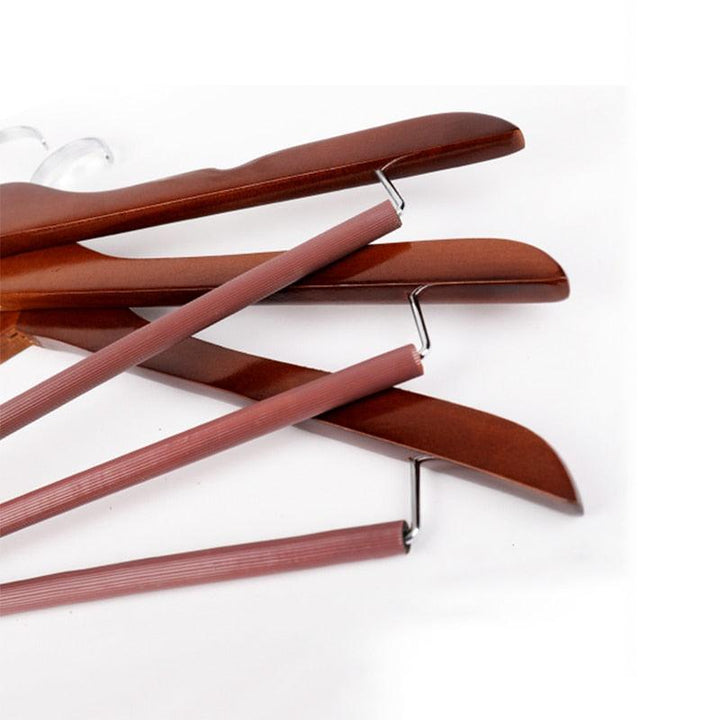 Lisslune | Rotating lotus wood hanger with non-slip swivel hook for ultimate closet organization