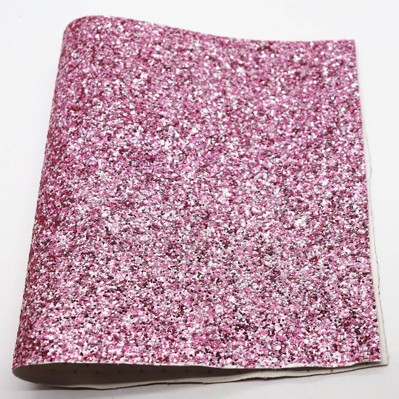 Lisslune | Glittery Synthetic Leather Craft Sheets for Creative DIY - 21CM x 29CM