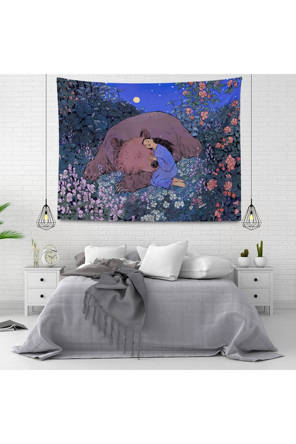 Lisslune | inspired velvet mandala wall tapestry