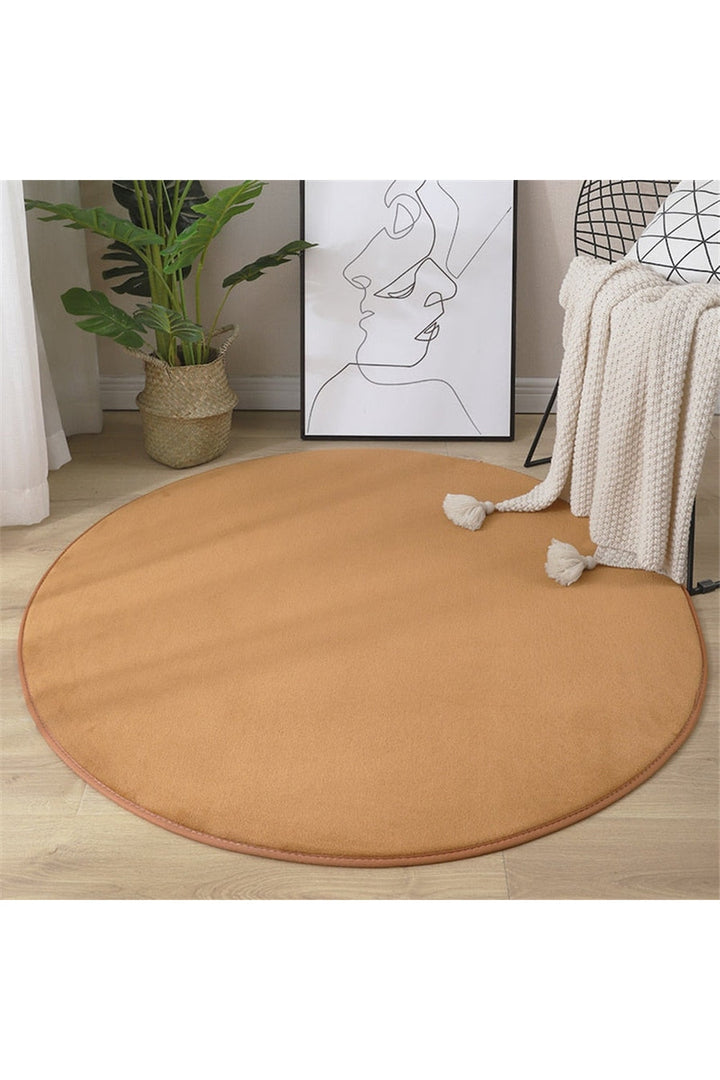 Lisslune | round rug with coral pattern