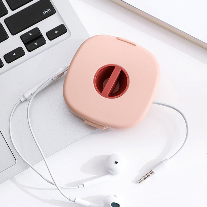 Lisslune | Charging Cable Headphone Cable Winder Portable Box