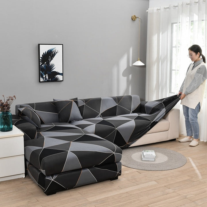 Lisslune | Modern Non-slip Colorful Elastic Sofa Cover