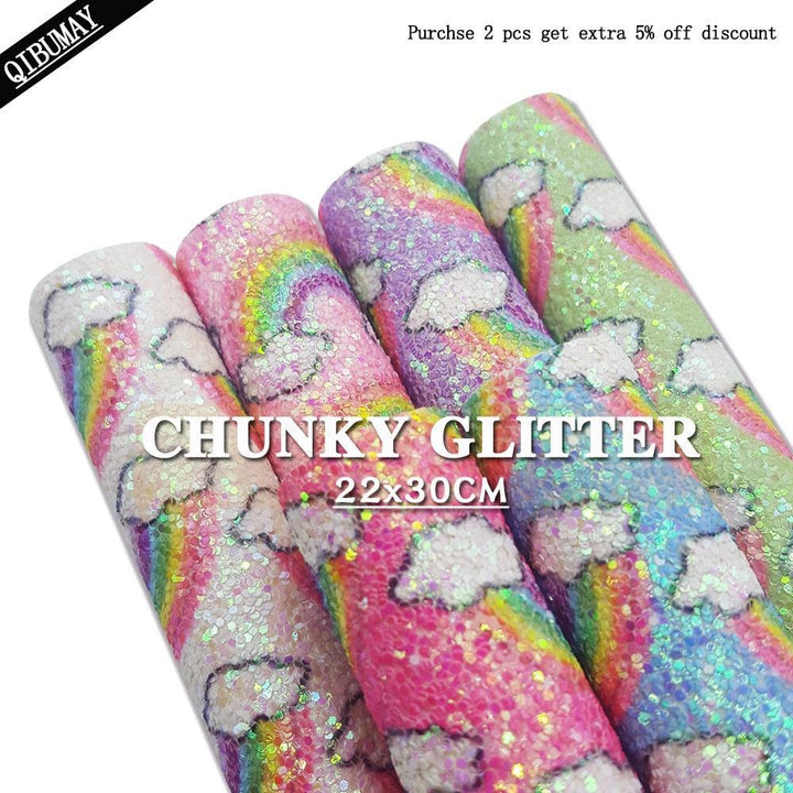 Lisslune | Shimmering DIY Fabric Bundle: Perfect for Hair Bows and Creative Craft Projects