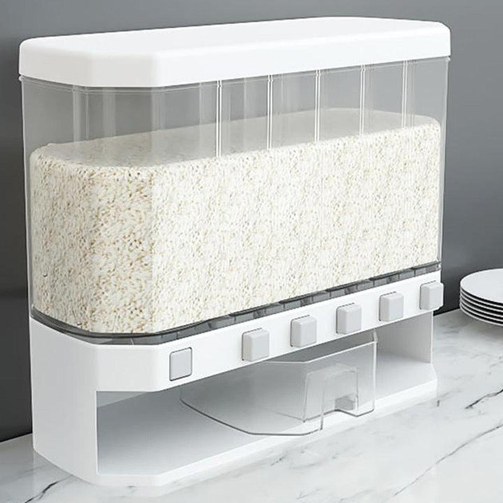 Lisslune | 6-Slot Wall-Mounted Food Storage Solution