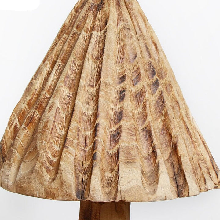 Lisslune | Mushroom Solid Wood Sculpture Home Decor