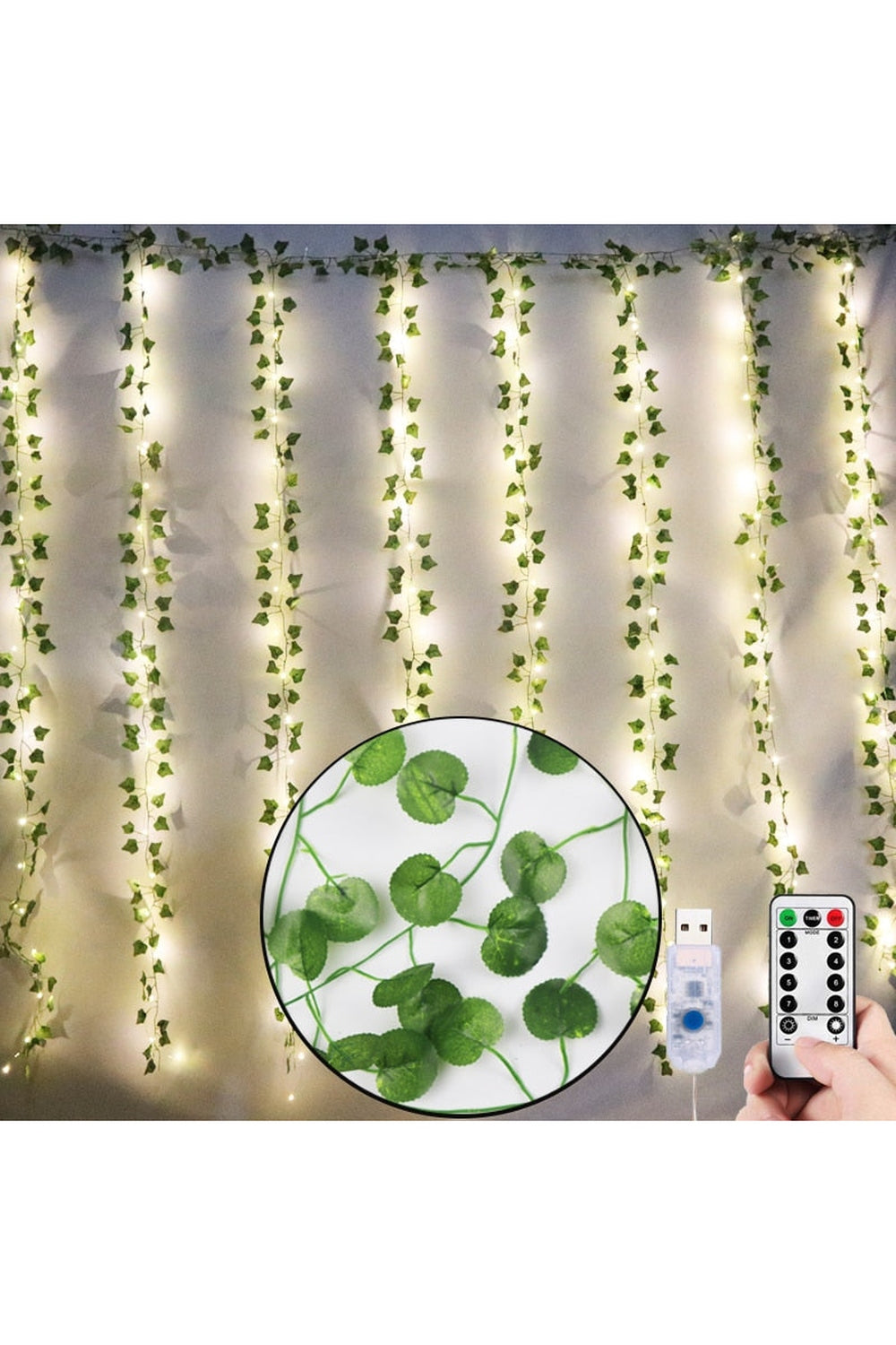 Lisslune | illuminated artificial ivy