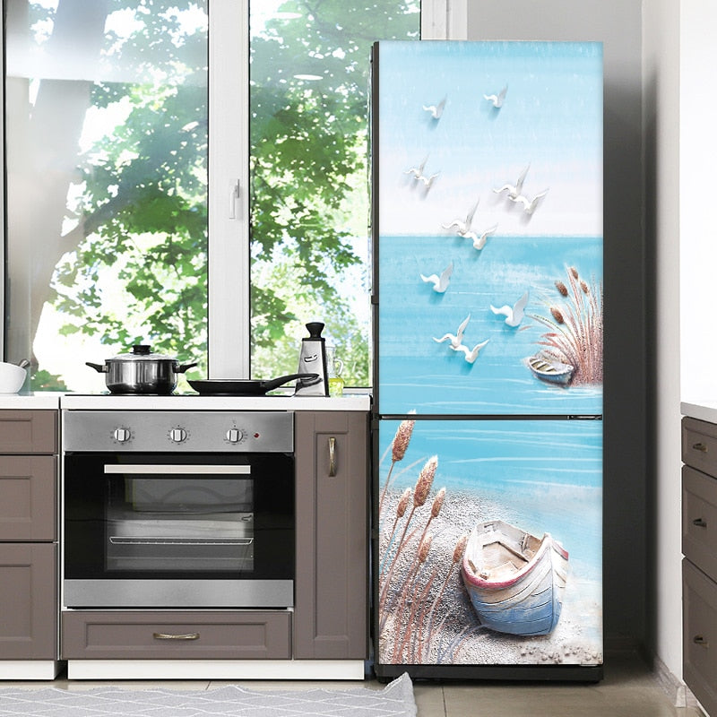 Lisslune | Stylish Waterproof Self-Adhesive Refrigerator Sticker