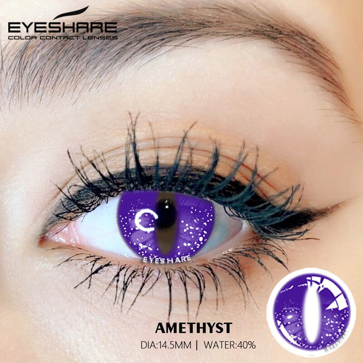 Rynx Cosplay Amethyst 14.5mm 1 Pair | 1 Year