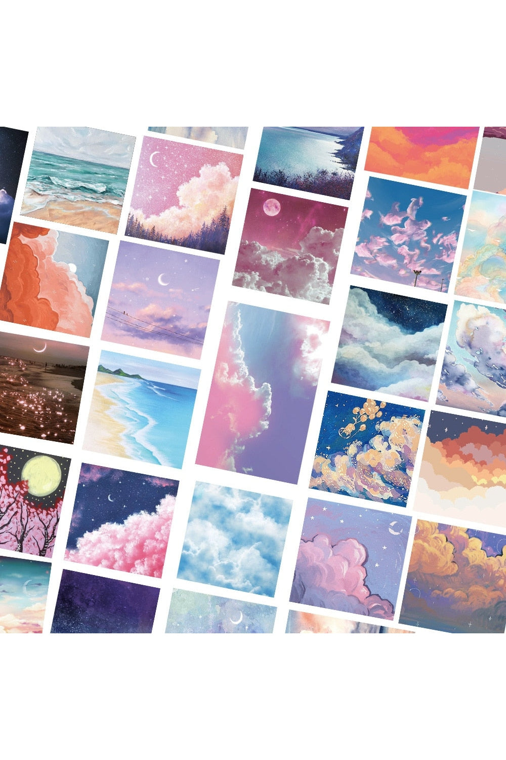 Lisslune | Cloudy Laptop Stickers