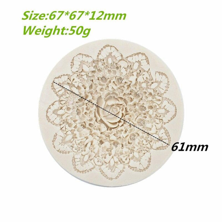 Lisslune | Elegant Silicone Flower Shape for Cake Decoration