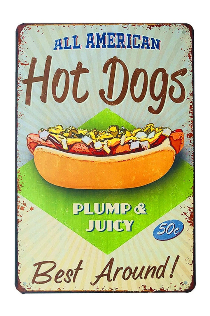 Lisslune | Food Theme Metal Poster