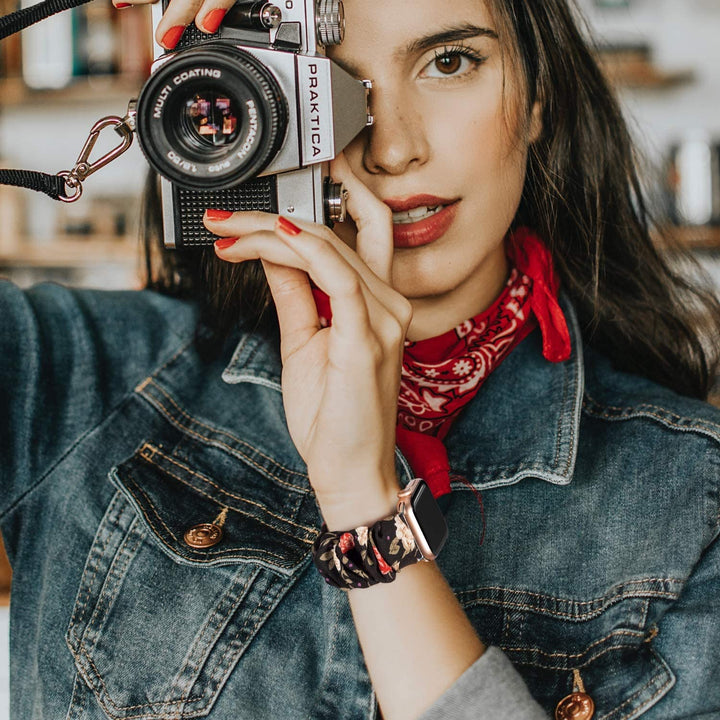 Lisslune | ELASTIC Apple Watch BAND IN HAIR TIE STYLE